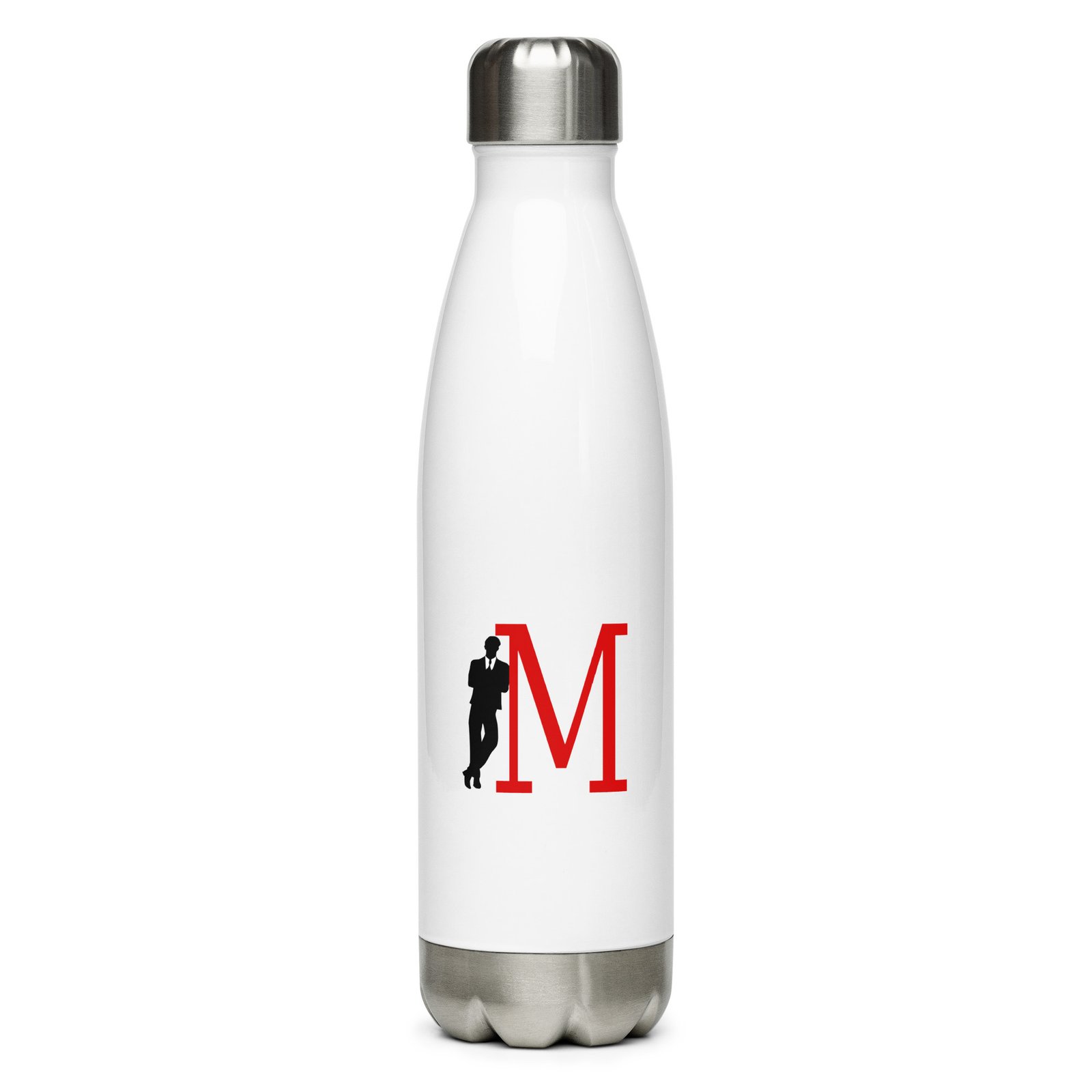MANOSITY Logo Stainless steel water bottle