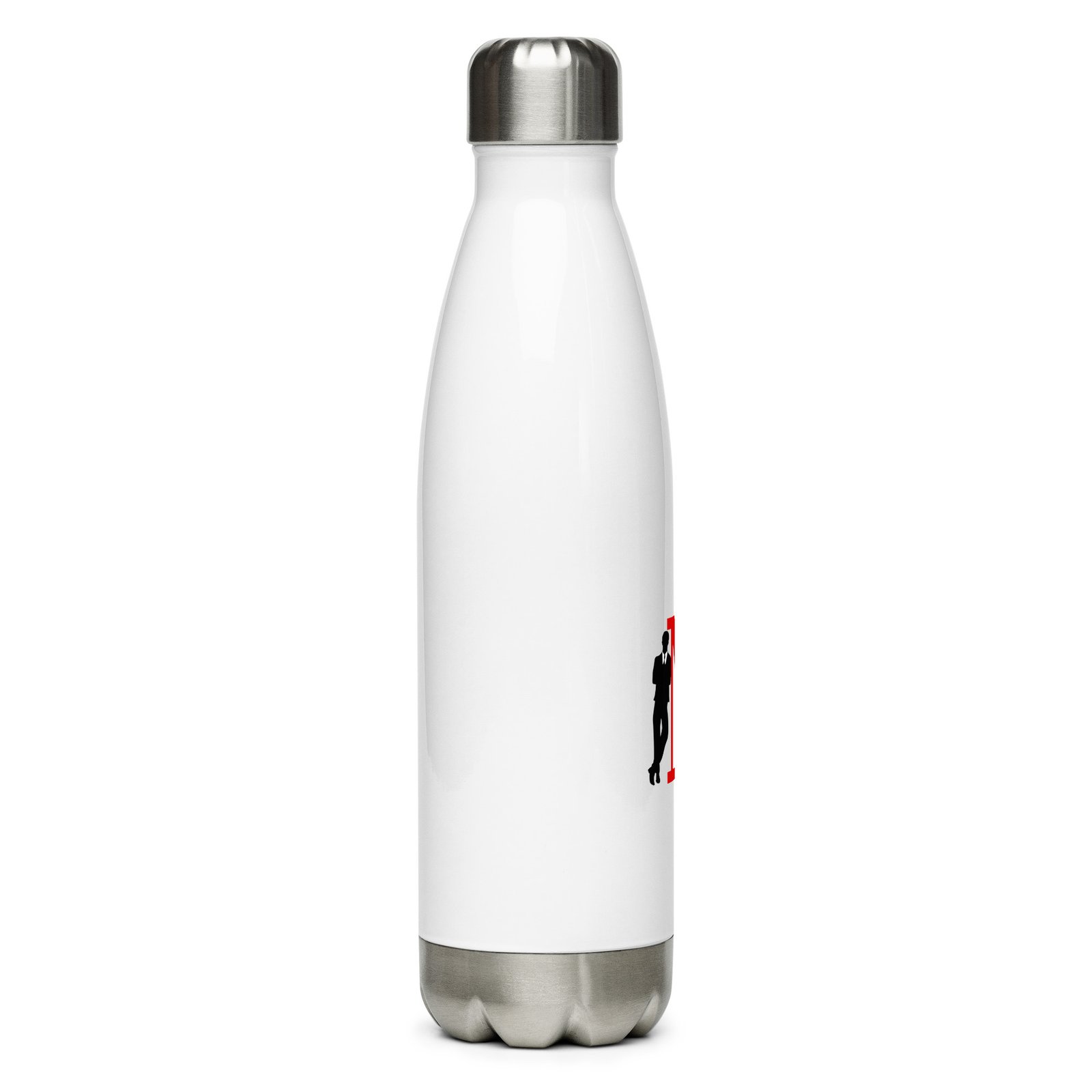 MANOSITY Logo Stainless steel water bottle - Image 2