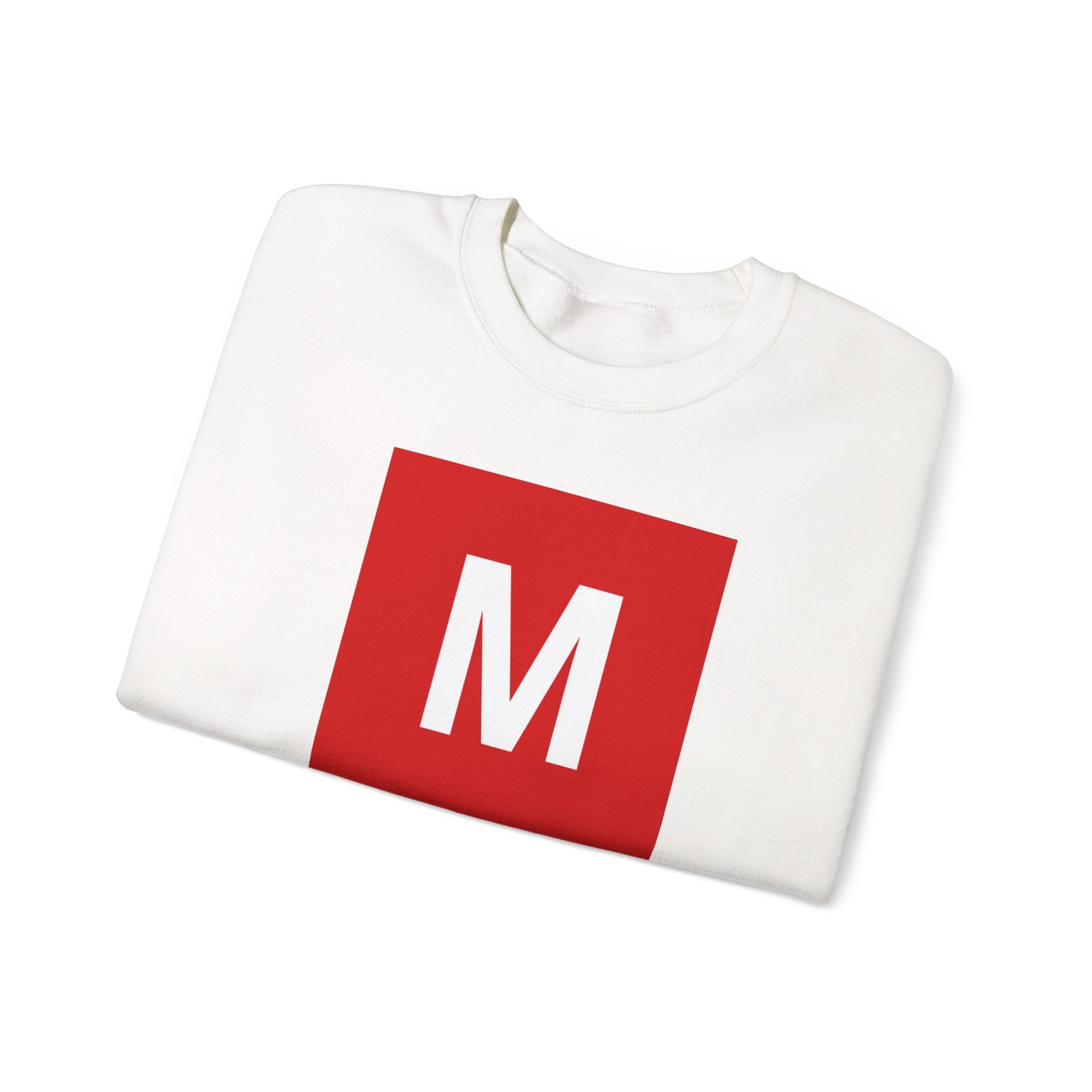 Manosity Classic M Logo Unisex Heavy Blend™ Crewneck Sweatshirt - Image 3